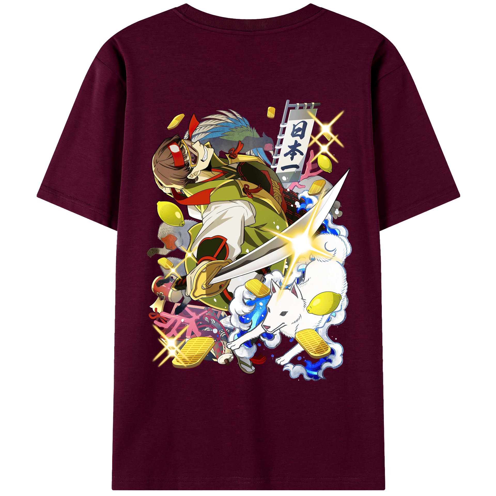 （画像用） 文豪ストレイドッグス Bungo Stray Dogs レディース半袖Tシャツ(バックプリント)